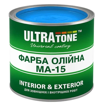 Фарба Олійна ULTRAtone МА-15 яскраво-блакитна 2,5 кг
