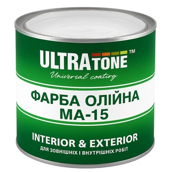 Фарба Олійна ULTRAtone МА-15 біла 1 кг