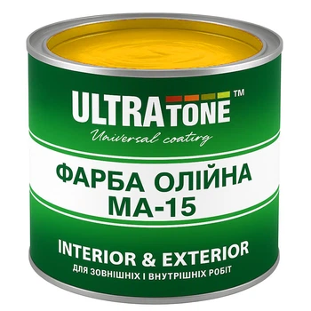 Фарба Олійна ULTRAtone МА-15 жовта 1 кг
