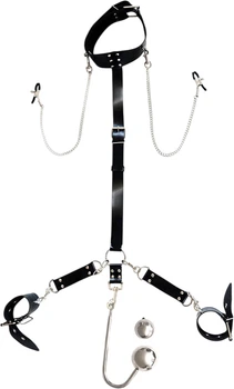 Бондажный набор с металлическим анальным крюком Art of Sex Beatrice Bondage set with anal hook № 4 (2000097847128)