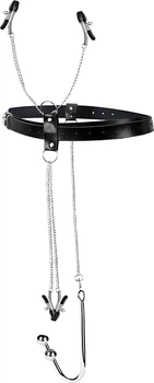 Бондажный набор с металлическим анальным крюком Art of Sex Blanca Bondage set with anal hook №3 (2000097923488)