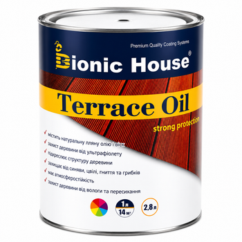Олія для терас Bionic-House 2,8 л Прозора