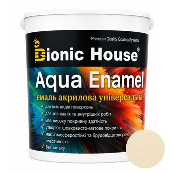 Фарба-емаль для дерева Bionic-House Aqua Enamel 10л Капучино