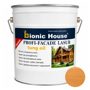 Фарба для дерева PROFI-FACADE LASUR tung oil 10 л Дуб
