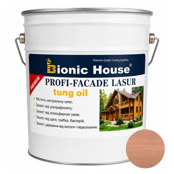 Фарба для дерева PROFI-FACADE LASUR tung oil 10 л Індіго