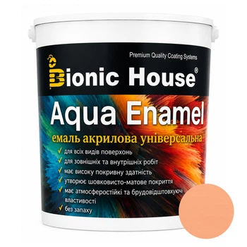 Фарба-емаль для дерева Bionic-House Aqua Enamel 10л Корал