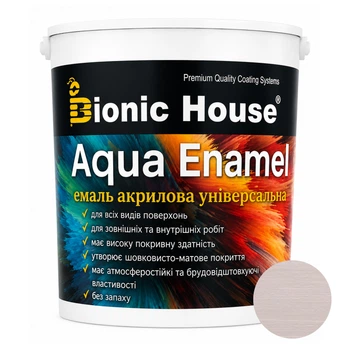 Фарба-емаль для дерева Bionic-House Aqua Enamel 10л Грей