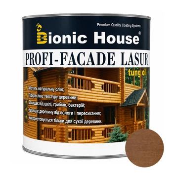 Фарба для дерева PROFI-FACADE LASUR tung oil 2,8 л Тауп