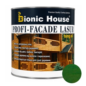 Фарба для дерева PROFI-FACADE LASUR tung oil 2,8 л Кипарис