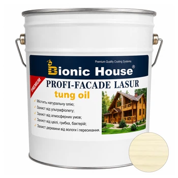 Фарба для дерева PROFI-FACADE LASUR tung oil 10 л Жасмин