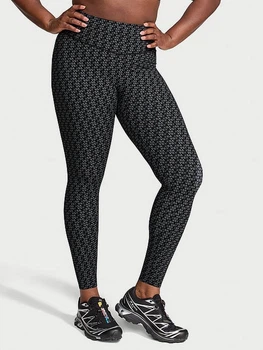 Спортивные леггинсы для фитнеса женские Victoria's Secret 736467797 XL Черные (1159864423)