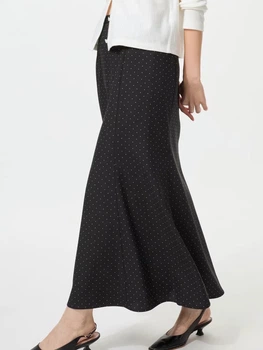Спідниця довга літня жіноча Uniqlo 920543607 L Чорна (1159864392)
