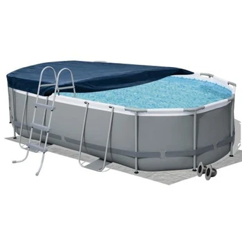 Каркасный бассейн Bestway 56448-4в1, 488 х 305 х 107 см (в комплекте подстилка, стремянка, тент) отличный вариант для отдыха в жаркие дни