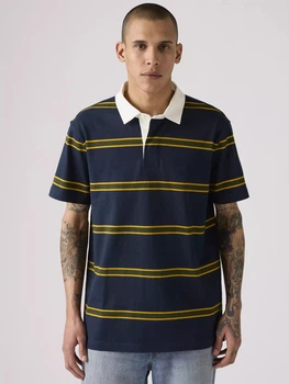 Поло длинное мужское Levi`s 427095734 L Синее (1159864617)