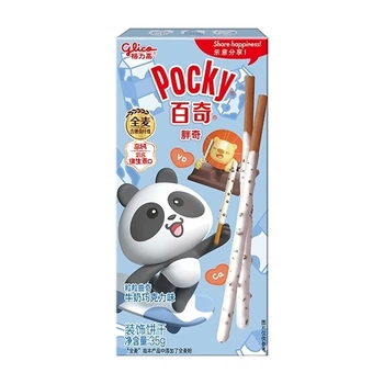 Японские палочки Glico Pocky Panda Cheans & Cream Panda Pookie и сливки 35г