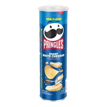 Сырные чипсы Pringles Sharp White Cheddar Чеддер 158г