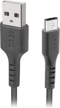 Кабель SBS USB Type A - micro-USB 1 м Black (LTHL200)