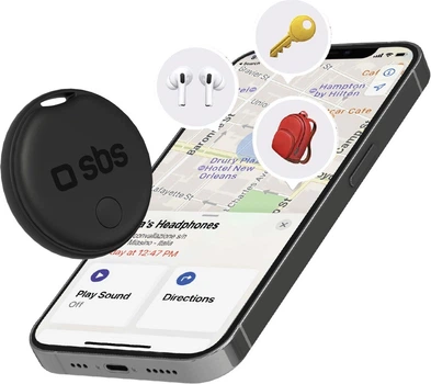 Lokalizator SBS Track My Dot Black (TEFINDTAGAPK)