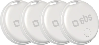 Lokalizator SBS Track My Dot Kit 4 szt. White (TEFINDTAGAP4SET)