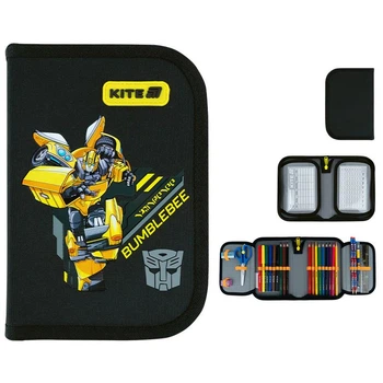 Пенал с наполнением Kite Transformers TF26-622H, 1 отделение, 2 отворота