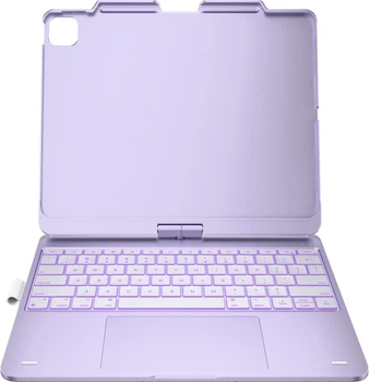 Etui z klawiaturą na tablet Typecase Flexbook Touch do Apple iPad Air 13" M2 2024/M3 2025/M4 2026 Light Purple (6979284780479)