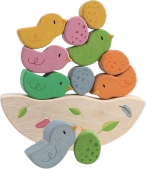 Układanka drewniana Tender Leaf Toys Balansujące małe ptaszki TL8457 (0191856084570)
