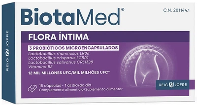 Дієтична добавка BiotaMed Intimate Flora 15 капсул (8435373709403)