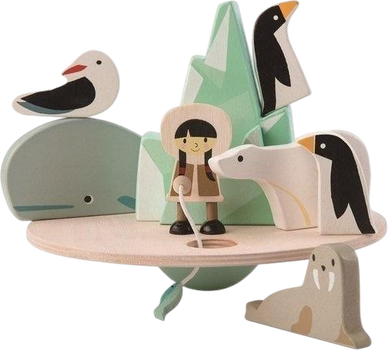 Drewniana balansująca gra Tender Leaf Toys Biegun polarny TL8401 (0191856084013)