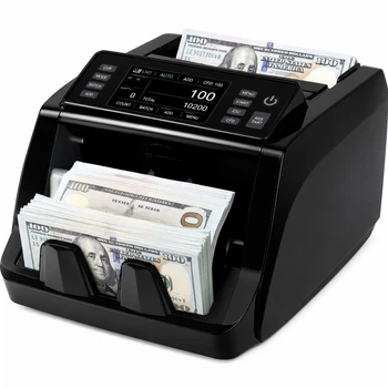Счетчик денег Native NV-2110 New Version — мультивалютный аппарат для подсчета банкнот с фасовкой, суммированием и авто определением