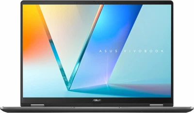 Ноутбук ASUS Vivobook 14 Flip (TP3407SA-SG142W), Intel Core Ultra 7 256V / 14" / Touch / OLED / RAM 16 ГБ LPDDR5X / SSD 1 ТБ / Intel Arc Graphics / Windows 11 Home / Сірий