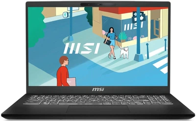 Ноутбук MSI Modern 15 H (C13M-231PL-G2A), Intel Core i5-13420H / 15.6″ / RAM 16 ГБ DDR4 / SSD 512 ГБ / Intel UHD / Windows 11 Home / Чорний