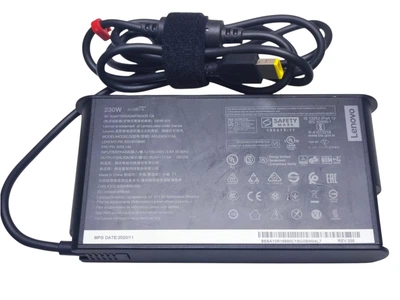 Оригінальний блок живлення Lenovo 230W 20V 11.5A (прямокутний штекер Slim Tip 11.0x4.5 мм з голкою) Slim ADL230SCC3A / 02DL144 Б/В