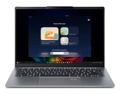 Ноутбук Acer Swift Go 14 AI (NX.JDAEP.005), AMD Ryzen AI 5 340 / 14" / OLED / RAM 32 ГБ LPDDR5X / SSD 512 ГБ / AMD Radeon 840M / Windows 11 Home / Сірий