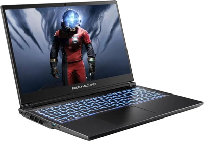 Ноутбук DREAMMACHINES RG5060-15PL30 (e2523138), Intel Core i9-14900HX / 15.6" / 165 Гц / RAM 32 ГБ DDR5 / SSD 1 ТБ / Intel UHD Graphics + RTX 5060 / Без ОС / Чорний