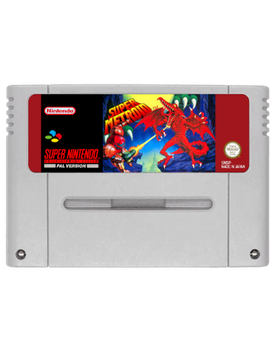 Игра Nintendo SNES Super Metroid Europe Английская Версия Только Картридж Б/У