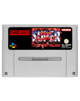 Игра Nintendo SNES Super Street Fighter II Europe Английская Версия Только Картридж Б/У