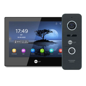 Комплект відеодомофону Neolight ALPHA Hybrid HD KIT B/Black