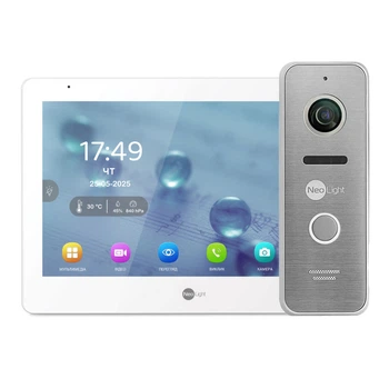 Комплект відеодомофону Neolight MEZZO Hybrid HD KIT SilverP