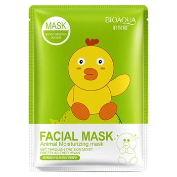Тканевая маска для лица с экстрактами лимона и граната Bioaqua Skin Rejuvenation Plant Friends Facial Mask, 30 г
