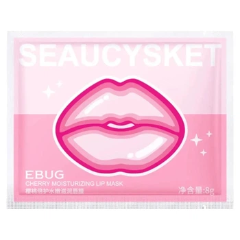 Гидрогелевые патчи для губ с экстрактом вишни Ebug Cherry Moisturizing Lip Mask, 1 шт