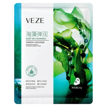 Тканевая маска для лица с экстрактом морских водорослей Veze Deep Sea Seaweed Mask, 25 мл