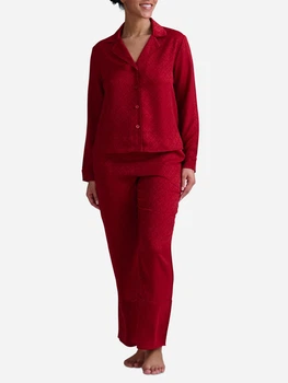 Пижама (рубашка + штаны) женская Tommy Hilfiger 374535360 M Красная (1159864510)