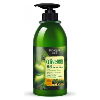 Шампунь для волос с экстрактом оливкового масла Bioaqua Olive Shampoo, 400 мл