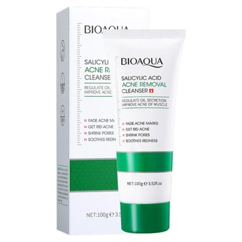 Пенка для умывания с экстрактом салициловой кислоты Bioaqua Salicylic Acid Acne Removal Cleanser, 100 мл