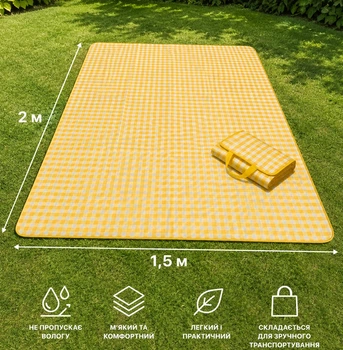 Трехслойный Коврик Для Пляжа и Пикника "Comfort Mat"