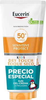 Набір сонцезахисних крем-гелів для дітей Eucerin Sun Sensitive Protect Kids SPF50+ 2x200 мл (4005800389962)