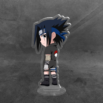 Акриловая коллекционная фигурка Аниме: Чиби Chibi Naruto (Наруто) Саске Учиха 10 cм