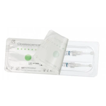 Відбілюючий гель Ultradent Opalescence PF 10% зі смаком м'яти, 2 шприци (2×1,2 мл) — для домашнього відбілювання зубів