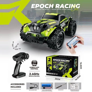 Машинка на радіокеруванні Epoch Racing 1:20 з керуванням від смартфона та пульта, LED-підсвічуванням