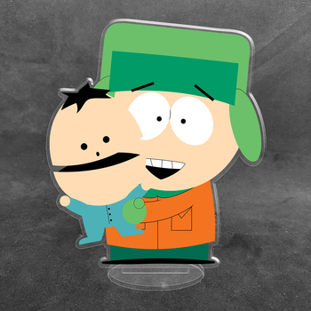 Акриловая коллекционная фигурка Южный Парк South Park Кайл Брофловски и Айк 15 см